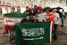   جشن و پایکوبی هواداران تیم ملی در مسکو