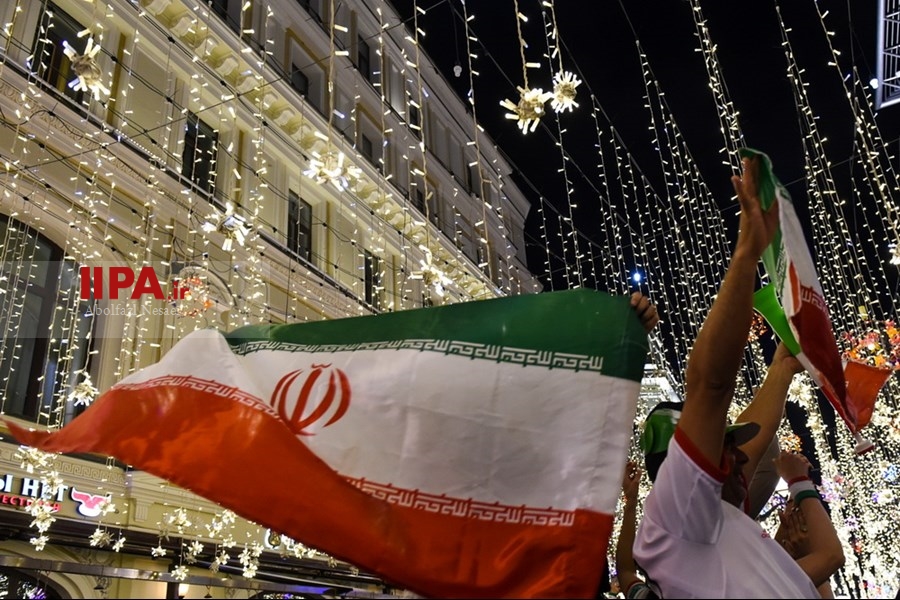   جشن و پایکوبی هواداران تیم ملی در مسکو