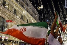   جشن و پایکوبی هواداران تیم ملی در مسکو