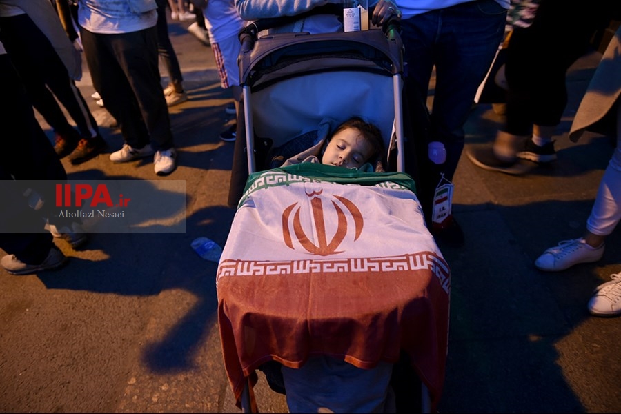   هواداران تیم ملی فوتبال در شهر سن پترزبورگ