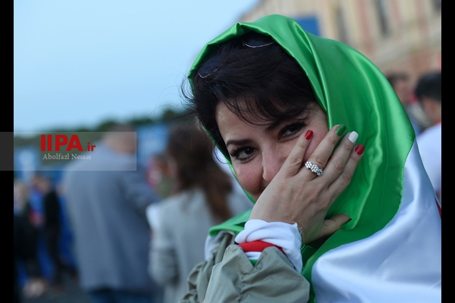   هواداران تیم ملی فوتبال در شهر سن پترزبورگ