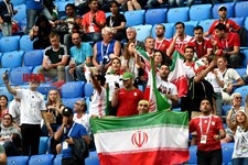   تماشاگران دیدار تیم های فوتبال ایران و مرکش