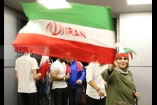   تماشای دیدار تیم‌های فوتبال ایران و مراکش - تهران