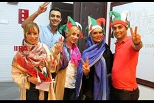   تماشای دیدار تیم‌های فوتبال ایران و مراکش - تهران