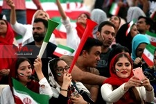   تماشای دیدار ایران و پرتغال در استادیوم آزادی