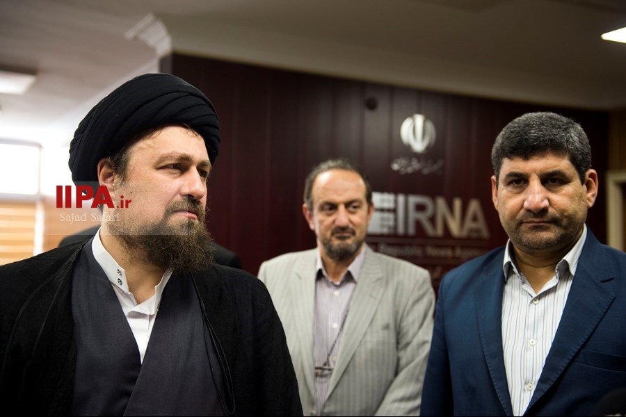   بازدید سید حسن خمینی از خبرگزاری ایرنا