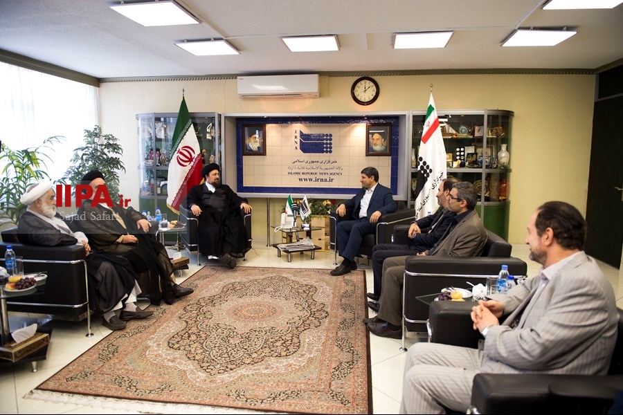   بازدید سید حسن خمینی از خبرگزاری ایرنا