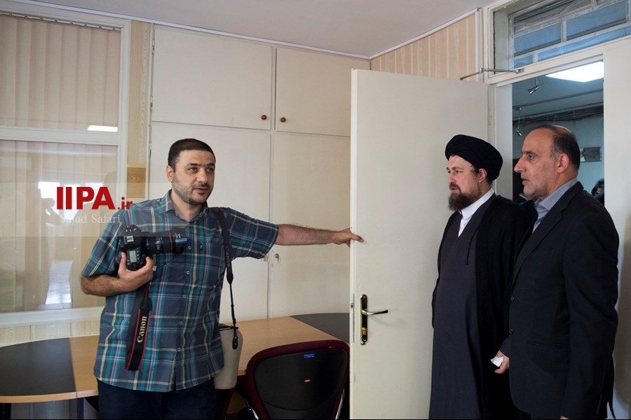   بازدید سید حسن خمینی از خبرگزاری ایرنا