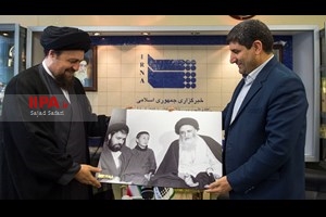 بازدید سید حسن خمینی از خبرگزاری ایرنا