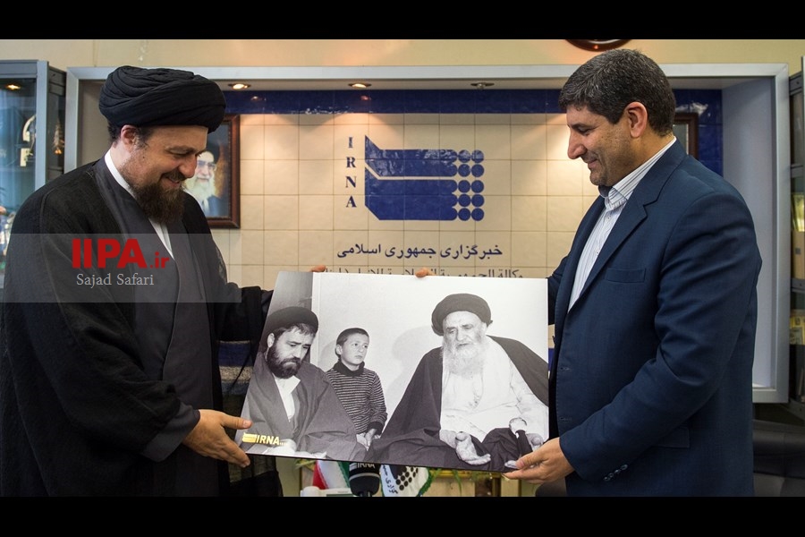   بازدید سید حسن خمینی از خبرگزاری ایرنا