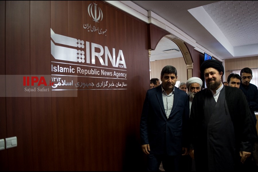   بازدید سید حسن خمینی از خبرگزاری ایرنا