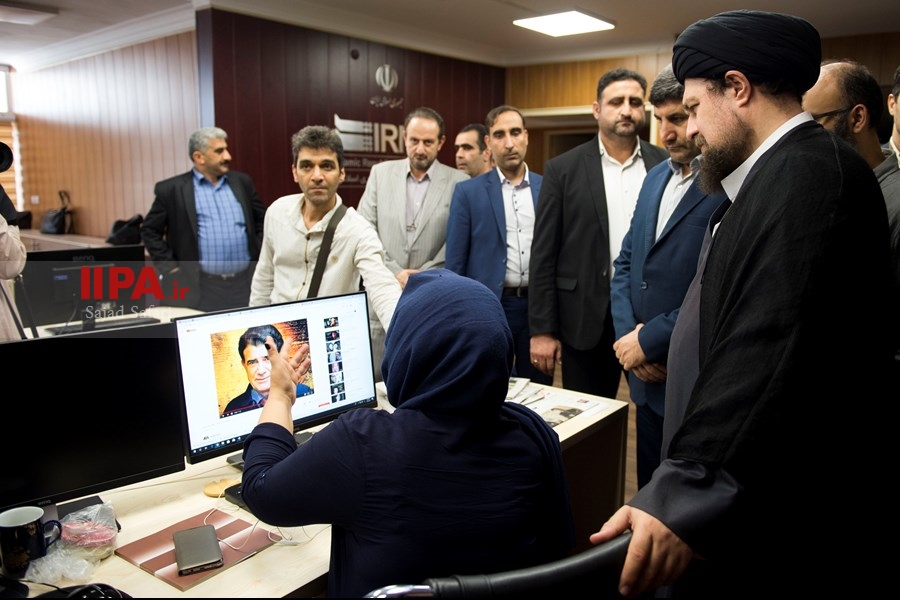   بازدید سید حسن خمینی از خبرگزاری ایرنا