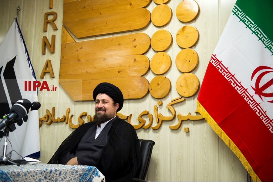   بازدید سید حسن خمینی از خبرگزاری ایرنا