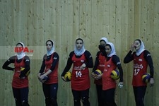   تمرین تیم والیبال زنان ایران