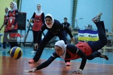   تمرین تیم والیبال زنان ایران