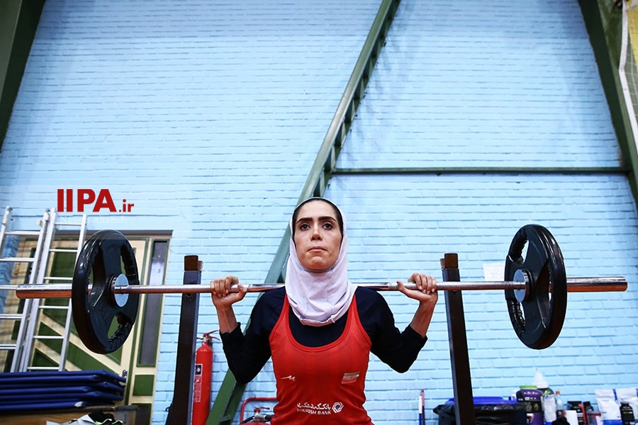   تمرین آمادگی جسمانی تیم ملی والیبال زنان ایران 
