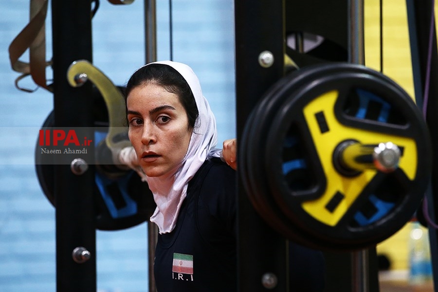   تمرین آمادگی جسمانی تیم ملی والیبال زنان ایران 
