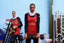   تمرین آمادگی جسمانی تیم ملی والیبال زنان ایران 