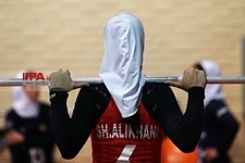   تمرین آمادگی جسمانی تیم ملی والیبال زنان ایران 