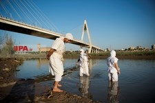   مراسم غسل تعمید صابئین مندایی 
