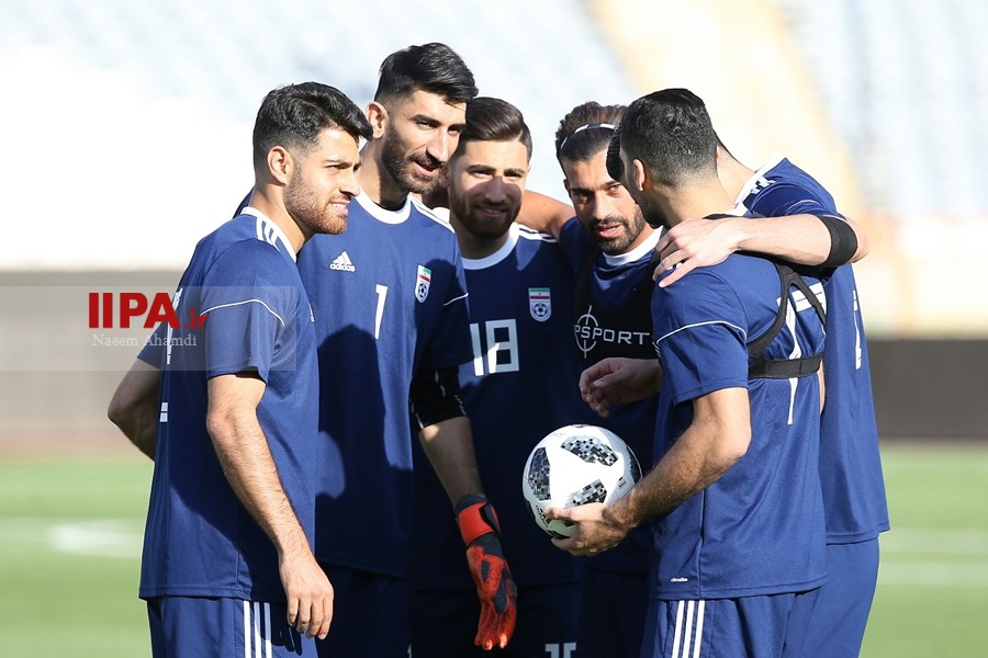   تمرین تیم ملی فوتبال ایران