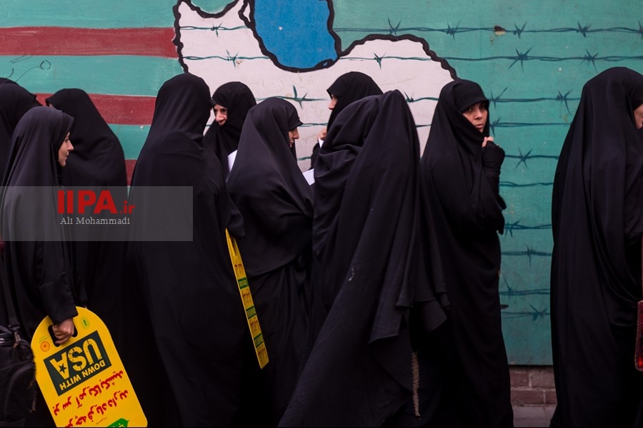   مراسم راهپیمایی13 آبان در تهران