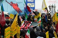   مراسم راهپیمایی13 آبان در تهران