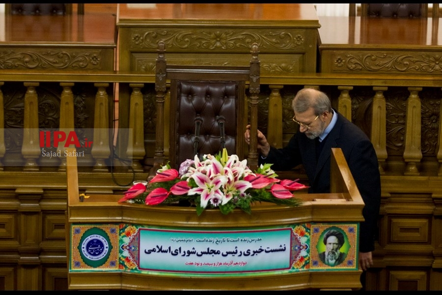   نشست خبری رئیس مجلس شورای اسلامی