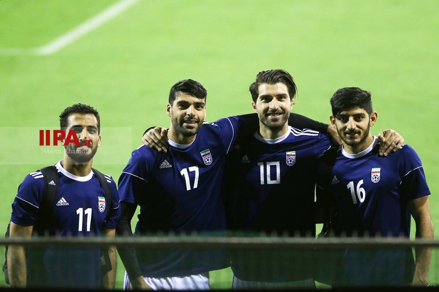   تمرین تیم ملی فوتبال در قطر