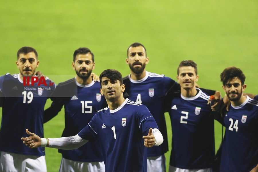   تمرین تیم ملی فوتبال در قطر