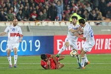   دیدار تیم های فوتبال پرسپولیس ایران و پاختاکور ازبکستان