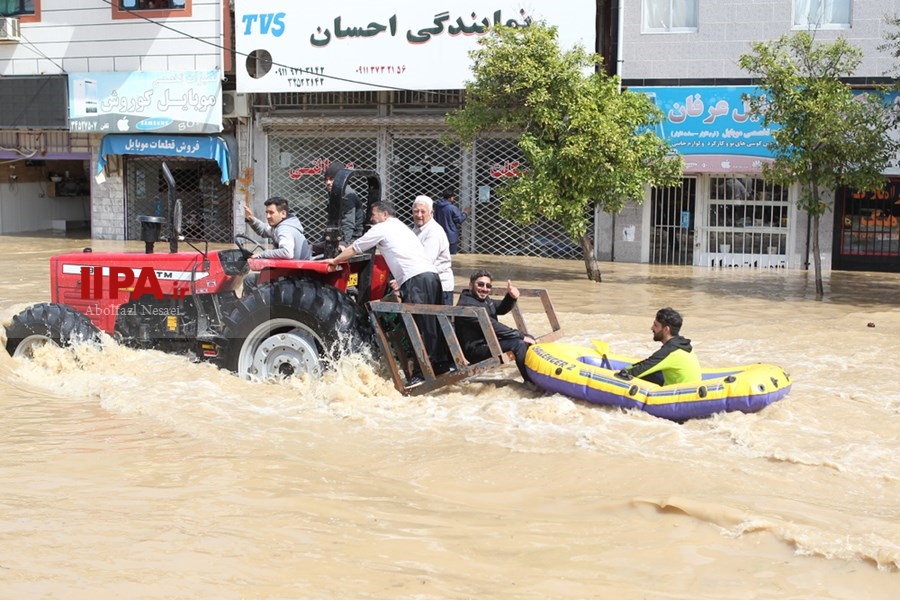   سیل در استان گلستان