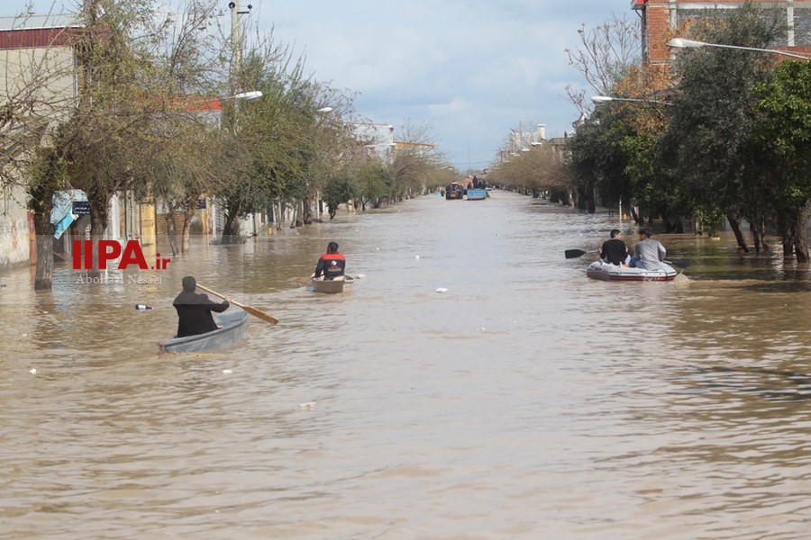   سیل در استان گلستان