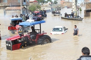 سیل در استان گلستان