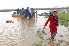   امداد رسانی به مناطق سیل زده در گلستان