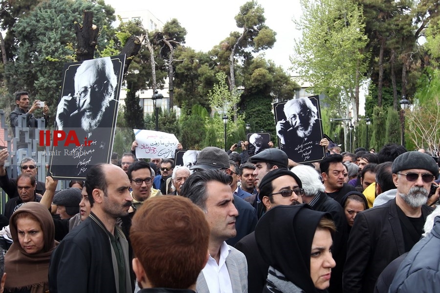   مراسم بدرقه جمشید مشایخی