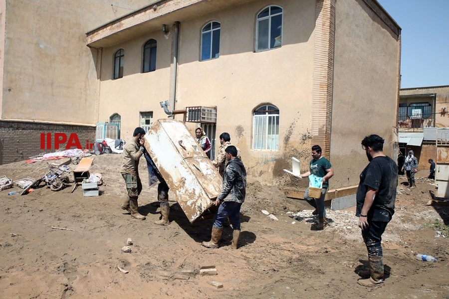   خسارت سیل در پل دختر