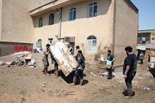   خسارت سیل در پل دختر