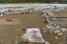   خسارت سیل در  لرستان 