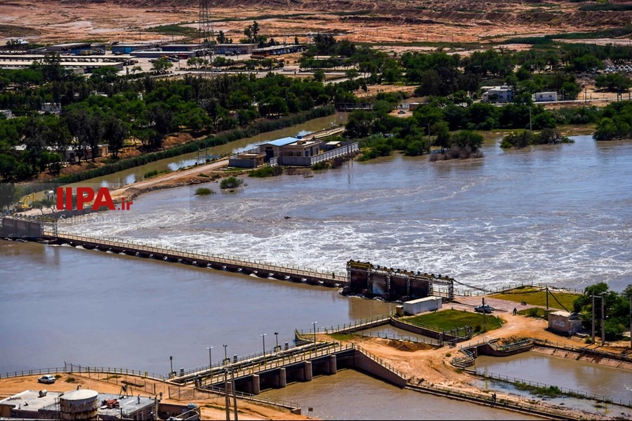   سیل در اطراف حمیدیه