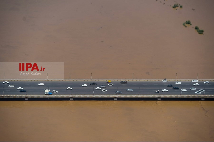   سیل در اطراف حمیدیه