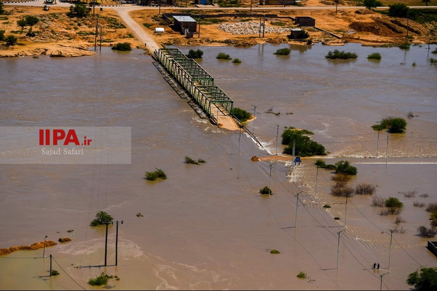   سیل در اطراف حمیدیه