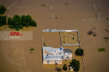   سیل در اطراف حمیدیه