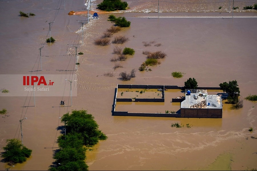   سیل در اطراف حمیدیه