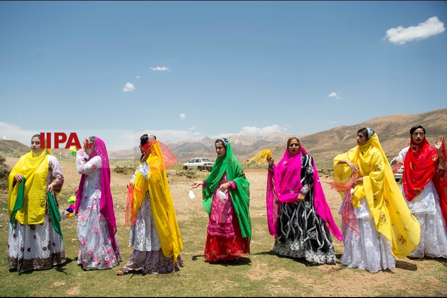   عروسی بختیاری ؛ رقص رنگ ها در طبیعت