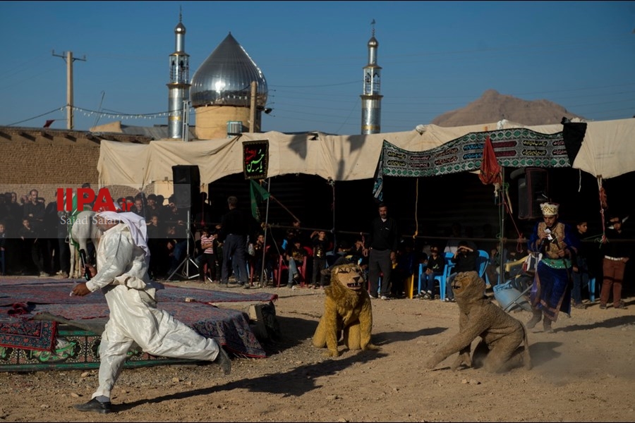   مجلس تعزیه شهادت امام حسین در شهر کیان