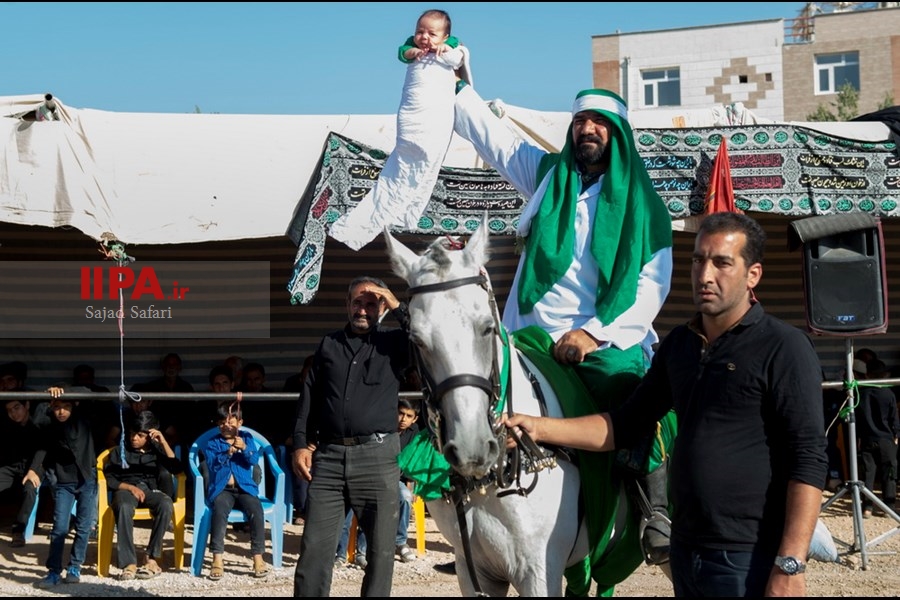   مجلس تعزیه شهادت امام حسین در شهر کیان