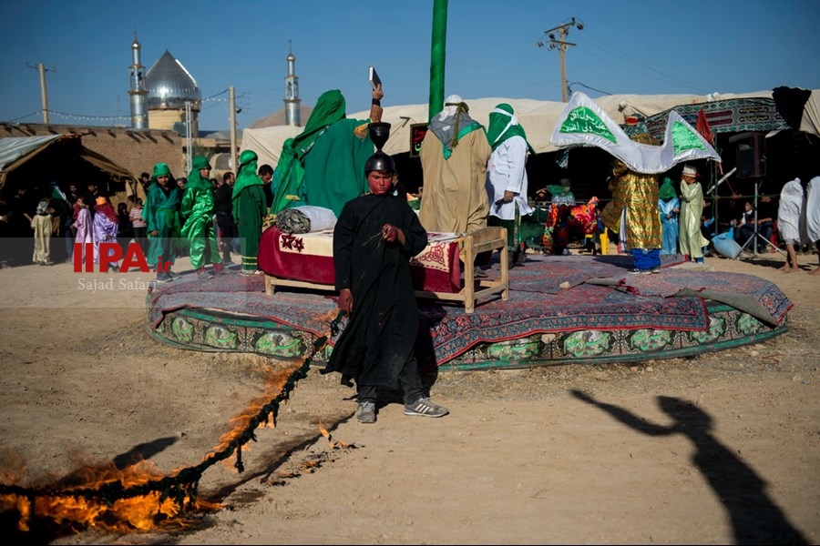   مجلس تعزیه شهادت امام حسین در شهر کیان