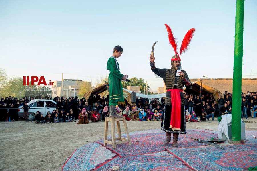   مجلس تعزیه شهادت امام حسین در شهر کیان