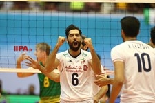   قهرمانی تیم والیبال مردان ایران در آسیا